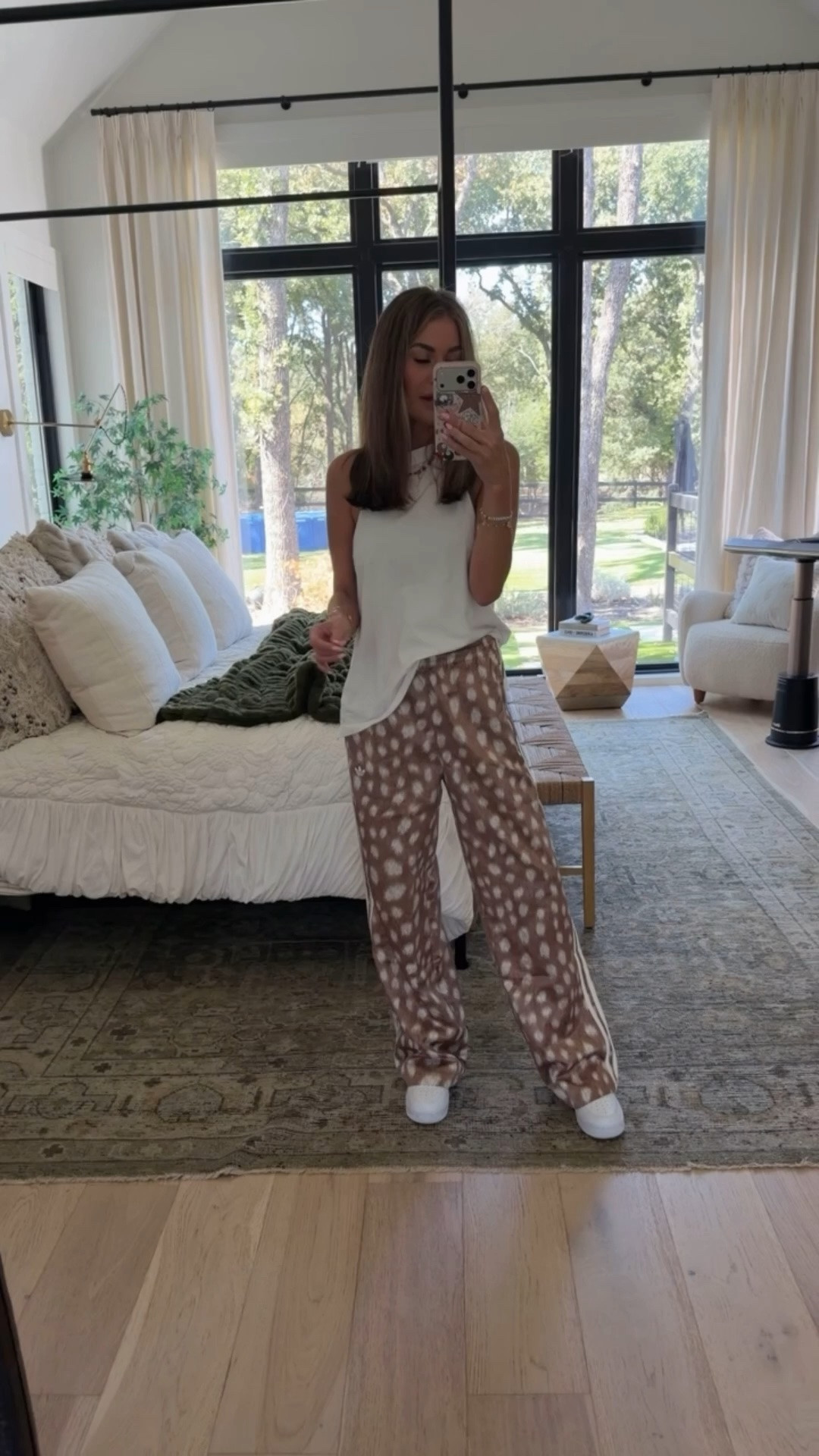 size down in these pants if you’re in between sizes! tank is tts

#LTKmomlife #LTKootd