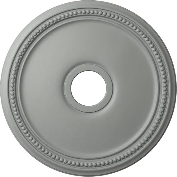 Ekena Millwork CM18DI Diane Ceiling Medallion, 18"OD x 3 5/8"ID x 1 1/8"P, Factory Primed | Amazon (US)
