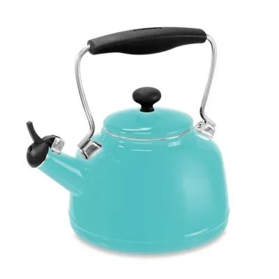 Chantal 1.7qt Vintage Tea Kettle In White  | Bed Bath & Beyond