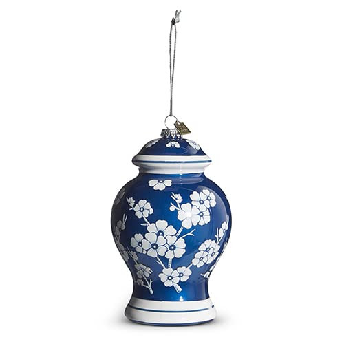 Raz Imports Eric Cortina 4.25" x 6.5" Ginger Jar Ornament - Blue/White | Amazon (US)
