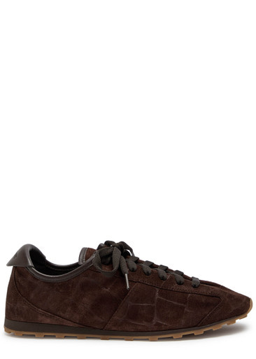 Les Tennis textured suede sneakers | Harvey Nichols