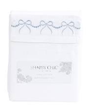 SHABBY CHIC
cotton sheet set with embroidered bow hem
$39.99 Compare At $57 
help | TJ Maxx