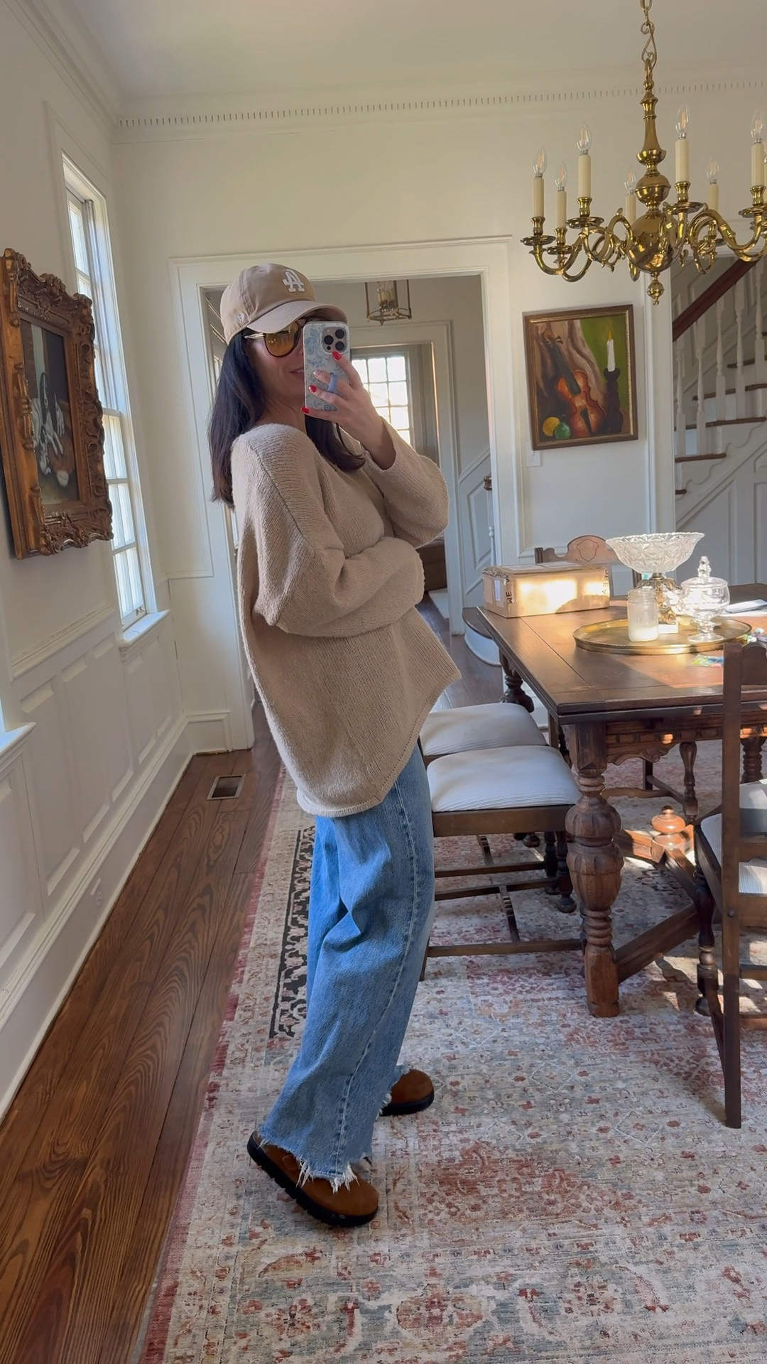 Love this oversized sweater and wide leg jean combo!

#OOTD

OOTD. Todays outfit. Winter to spring transitional outfit idea. Amazon finds. Amazon fashion. Amazon oversized sweater. American eagle jeans. Trendy denim. Flattering jeans. Easy everyday outfit. Go to busy mom outfit idea  

#LTKootd #LTKmomlife #LTKSeasonal