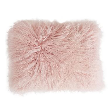Mongolian Fur Pillow Cover      $83.50 | Pottery Barn Teen