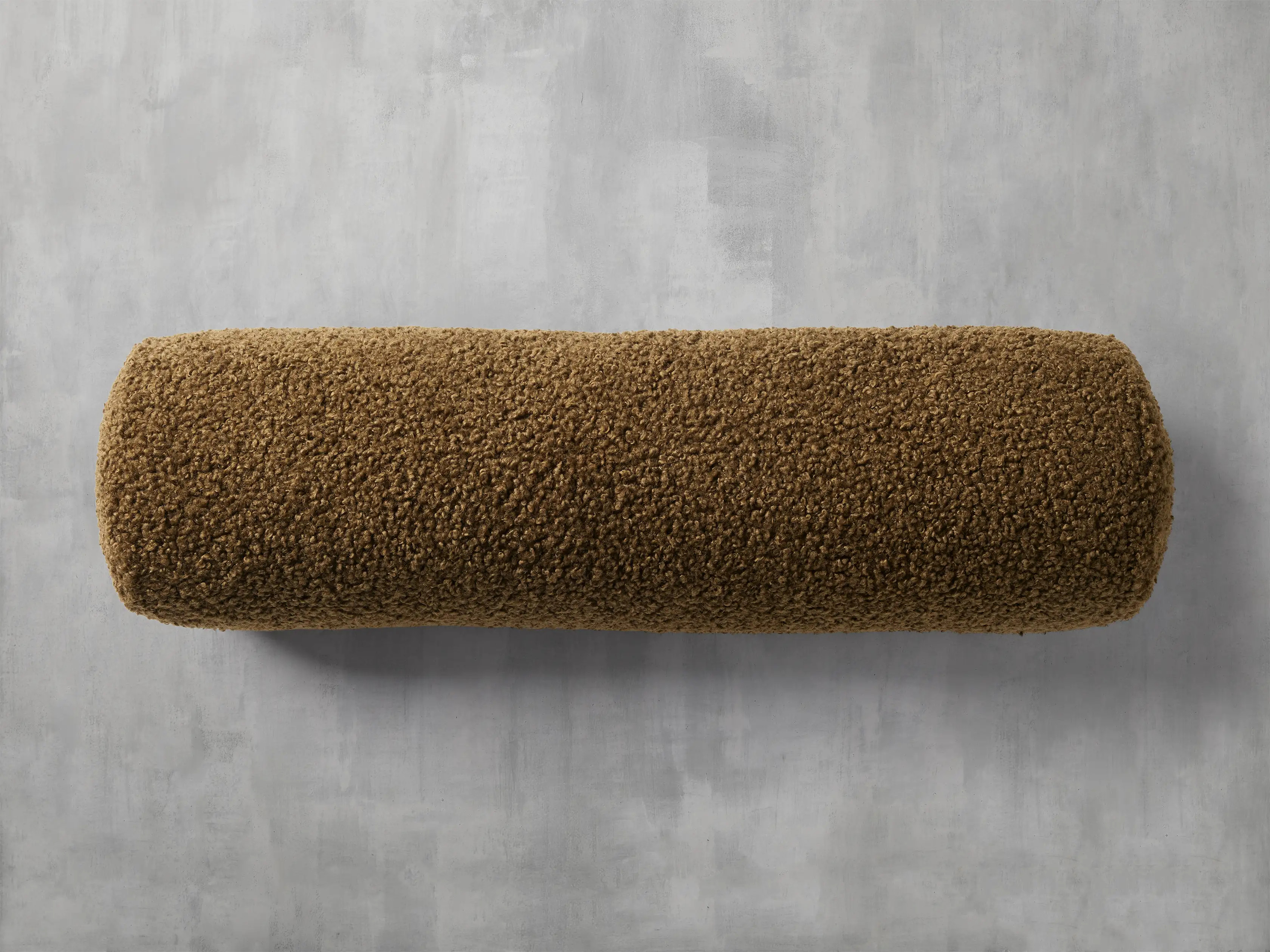 Faux Sherpa Bolster Pillow | Arhaus