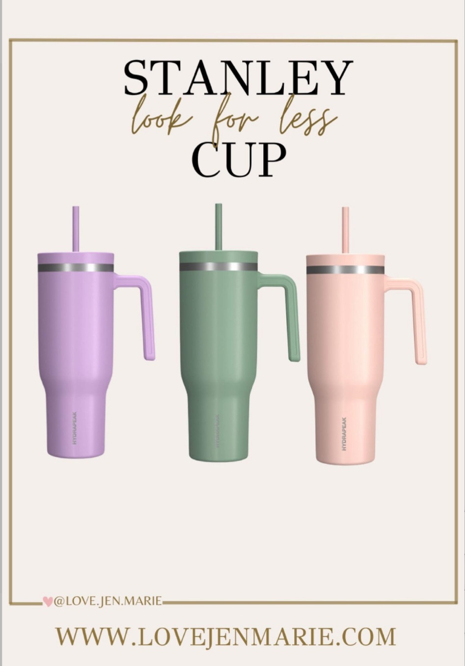 Stanley cup look for less, hydrapeak, insulated cup, Walmart tumblr, travel, summer travel, workout mug, 

#LTKtravel #LTKFind #LTKhome