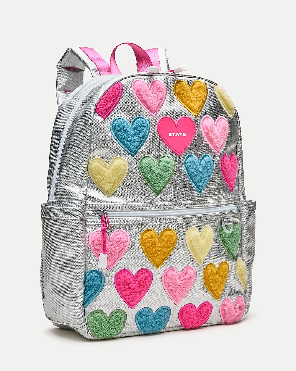 State\u2122 kids' Kane backpack in rainbow heart print | J. Crew US