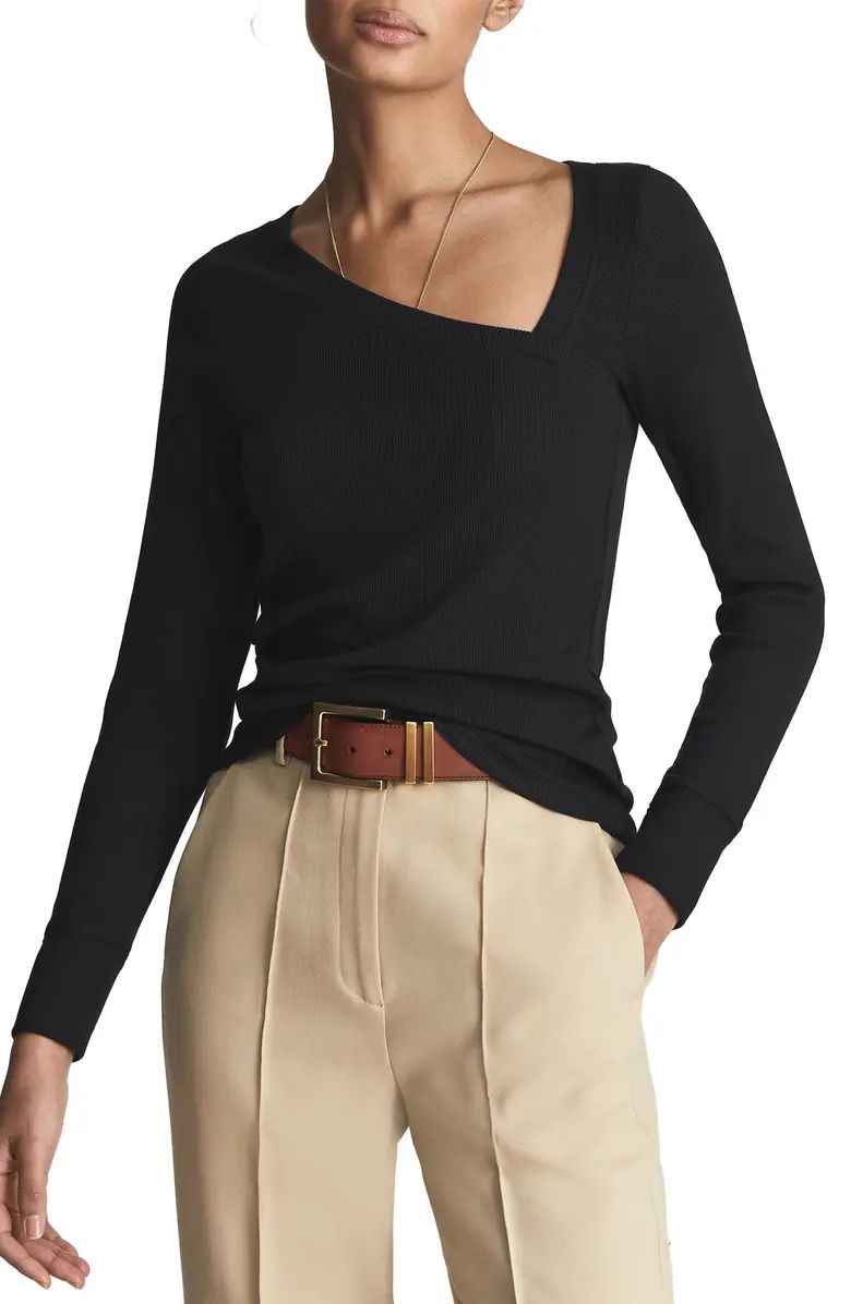 Carly Asymmetric Neck Top | Nordstrom