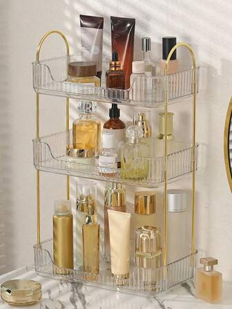 1pc Clear Bathroom Storage Rack | SHEIN