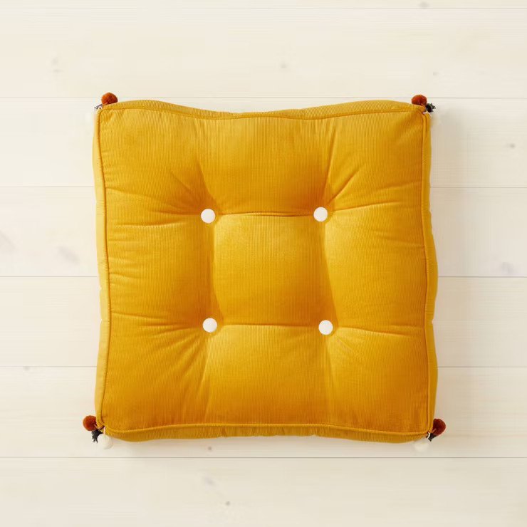 Oversized Corduroy Floor Pillow with Tassels - Opalhouse™ designed with Jungalow™ | Target
