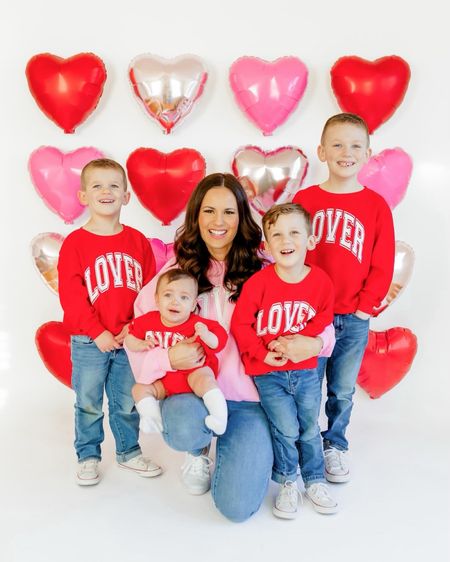 Mommy and me Valentine’s outfits. Mommy and me outfits. Matching outfits. Valentine’s outfit. Sweatshirts. 

These sweatshirts are from June and Grey but I linked some other Valentine’s options.  

#LTKfamily #LTKbaby #LTKkids