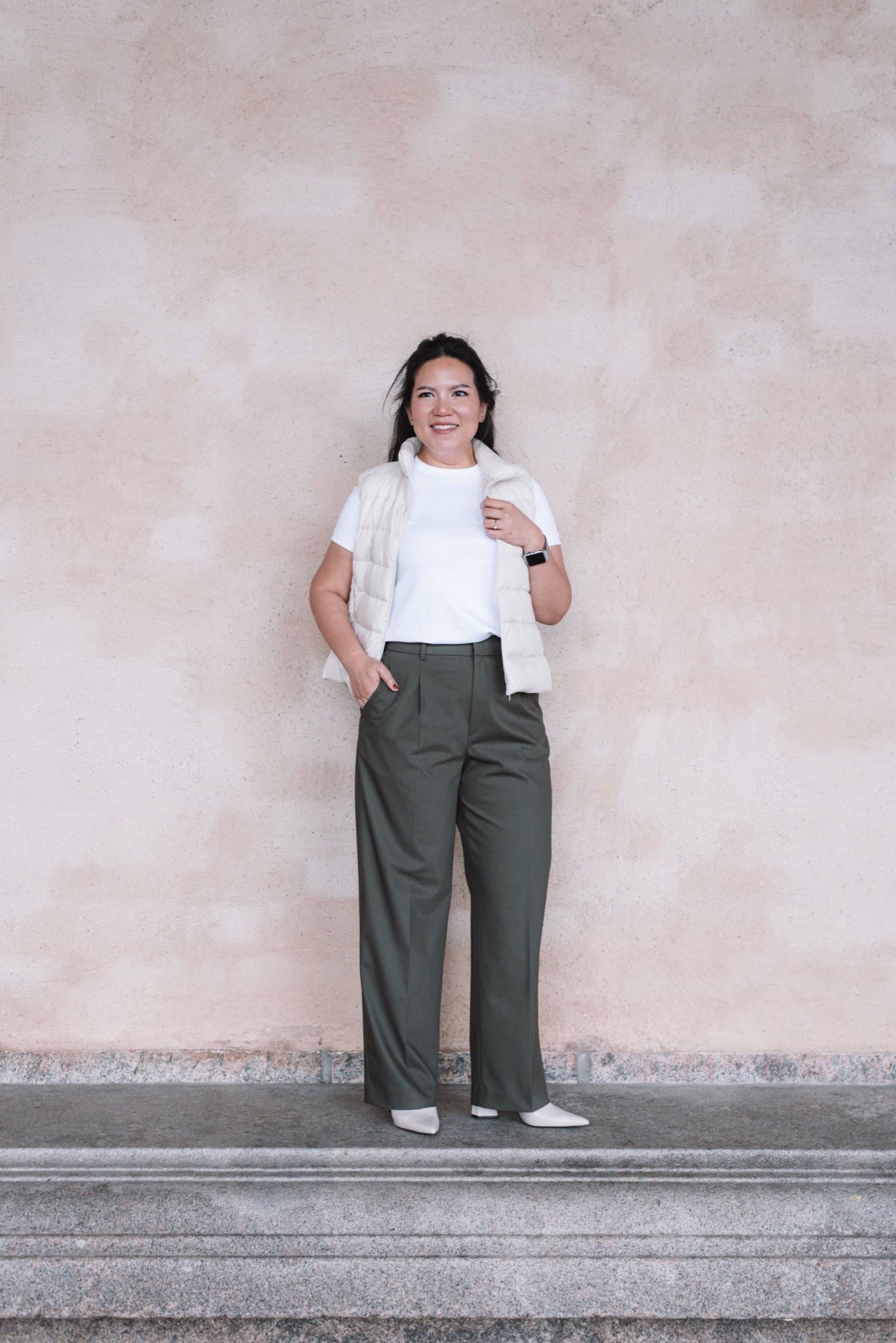 Pleated Wide Leg Trousers | UNIQLO (UK)