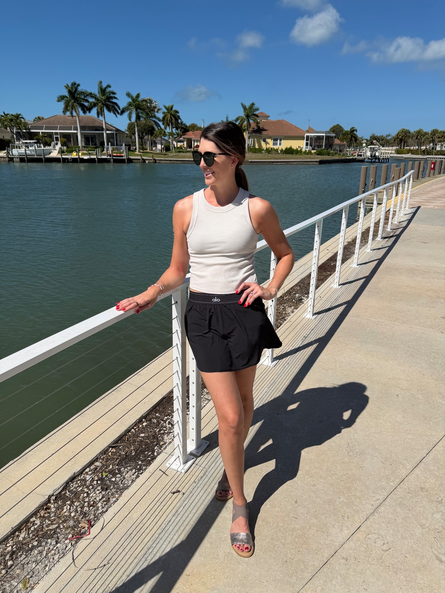 Alo skirt + target shirt 

#LTKfitnessgoals #LTKootd #LTKmomlife