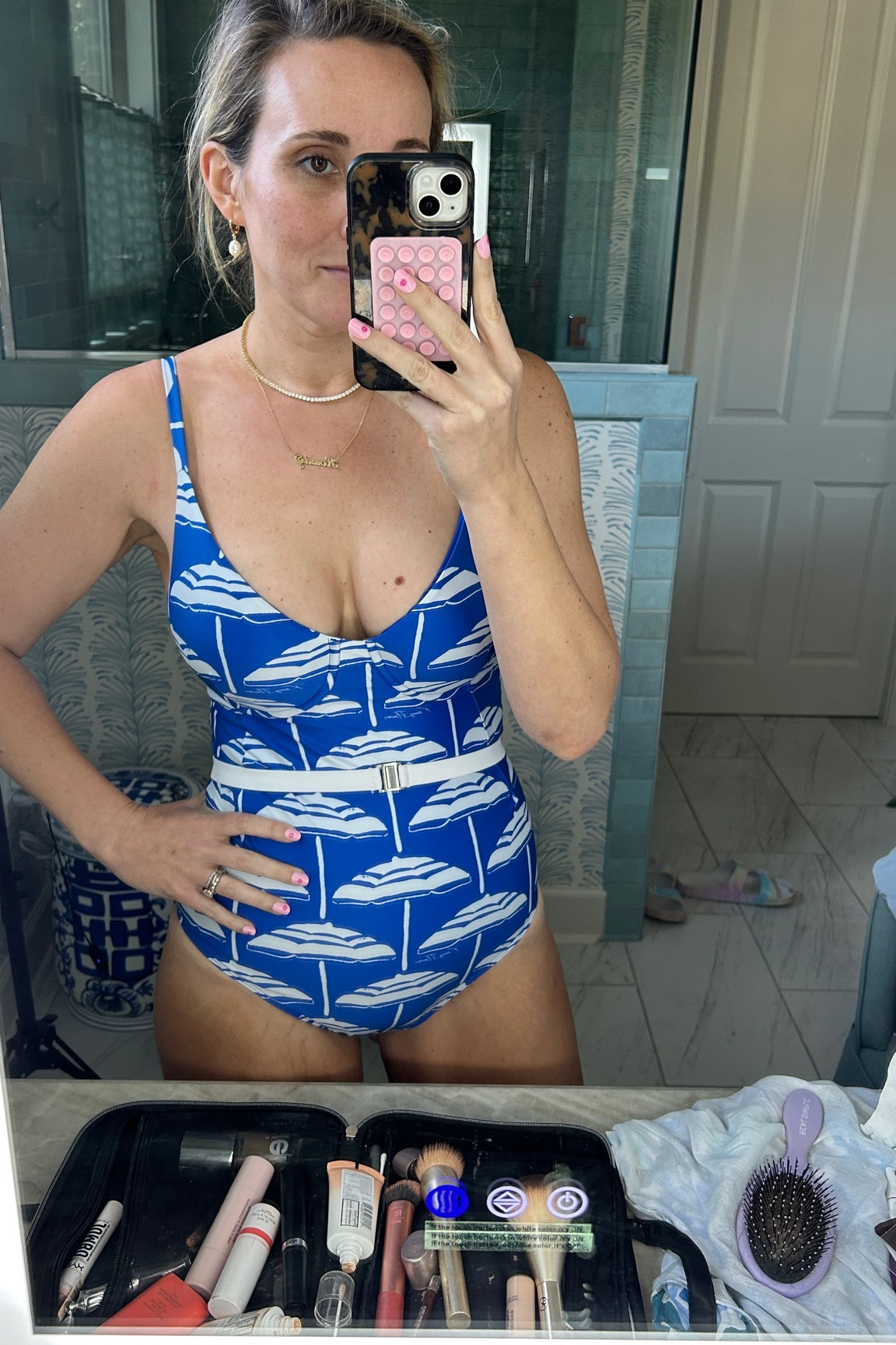 This swimsuit is one of my ultimate favorites! It’s more moderate on the bum coverage and I’m a bit prudish about that. But this suit is sooooo good! It’s a one piece but still just enough spicy. They have lots of suits on sale right now too! Mine is old but there are LOTS of amazing options. 

#LTKSummerSales #LTKSaleAlert