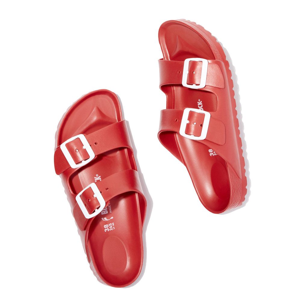 Birkenstock Arizona Eva Sandals in Red, Size 10 | goop