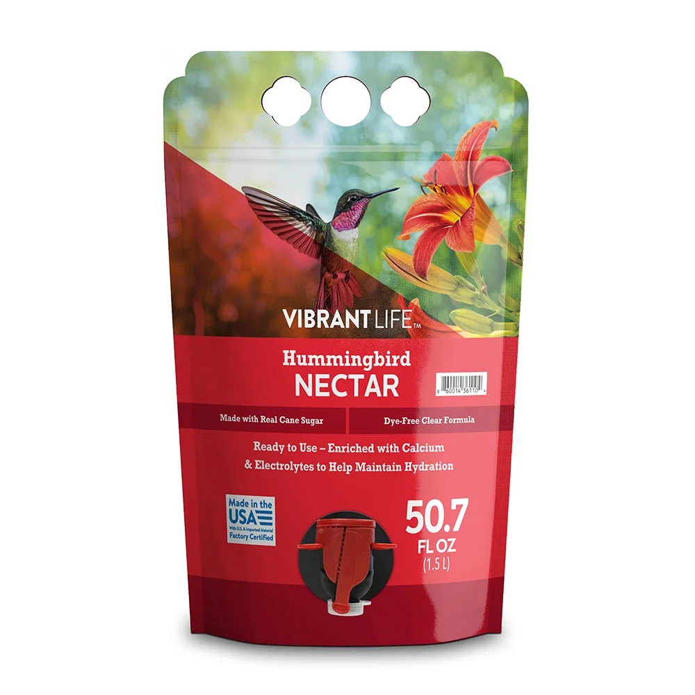 Vibrant Life Ready-to-Use Hummingbird Nectar, 1.5 L Pouch | Walmart (US)