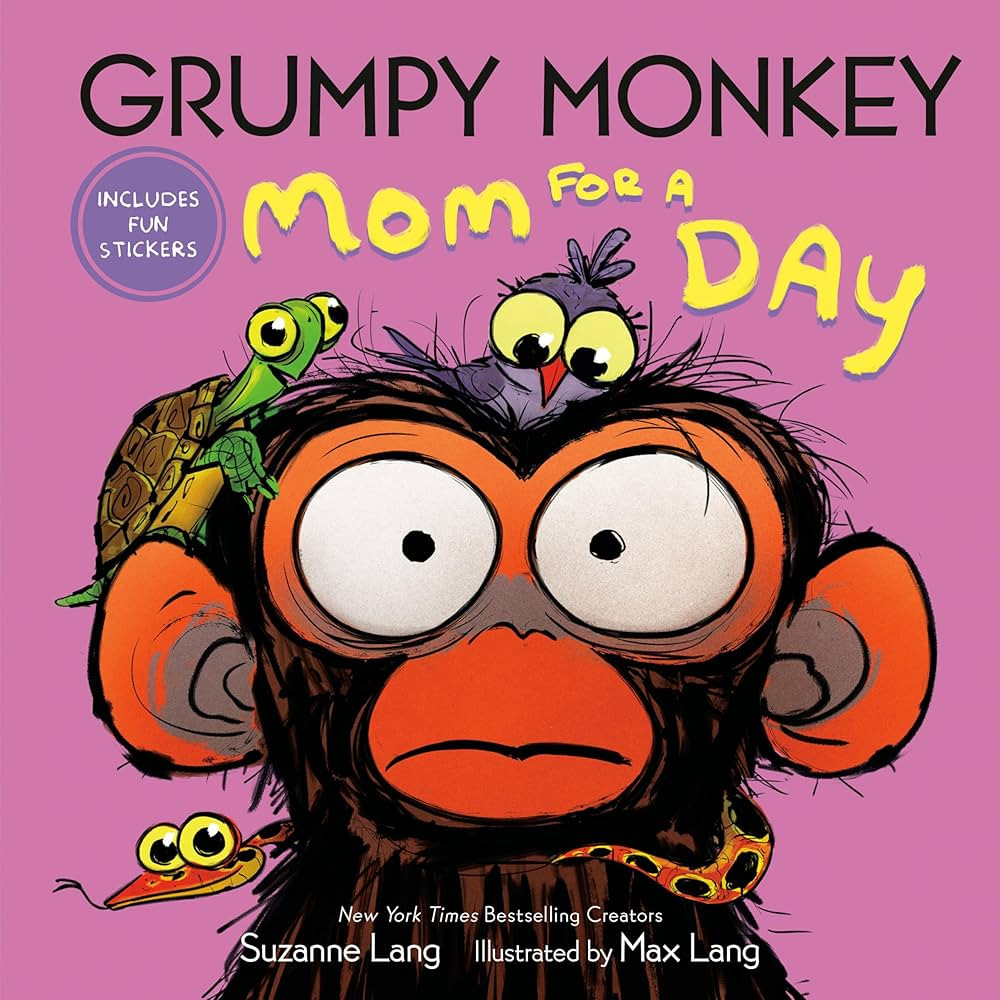 Grumpy Monkey Mom for a Day: Includes Fun Stickers | Amazon (US)