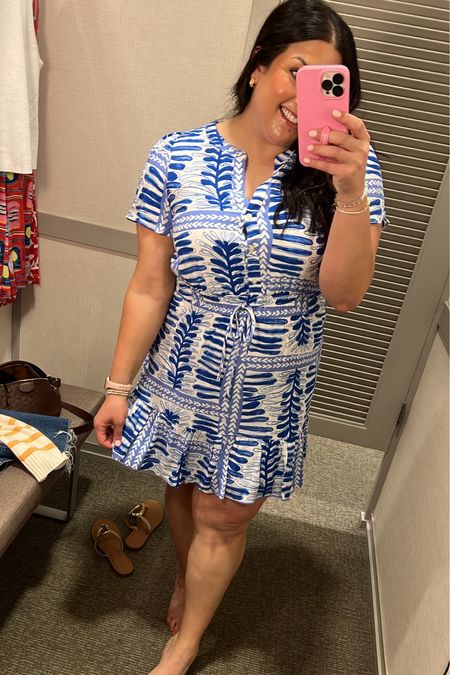 Wearing an XL in this LOFT dress - how gorgeous would it be for a Greece trip or a European summer vacation?! 

#LTKFindsUnder100 #LTKStyleTip #LTKMidsize