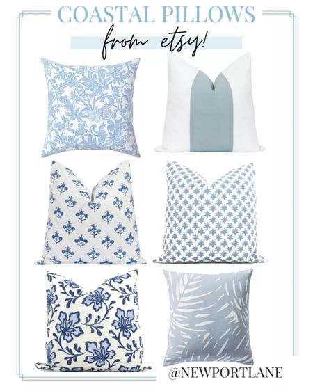 Coastal home decor, coastal decor, throw pillow, pillow cover, blue throw pillow, floral pillow cover, family room decor, bedroom decor, blue and white

#LTKsalealert #LTKhome #LTKunder100