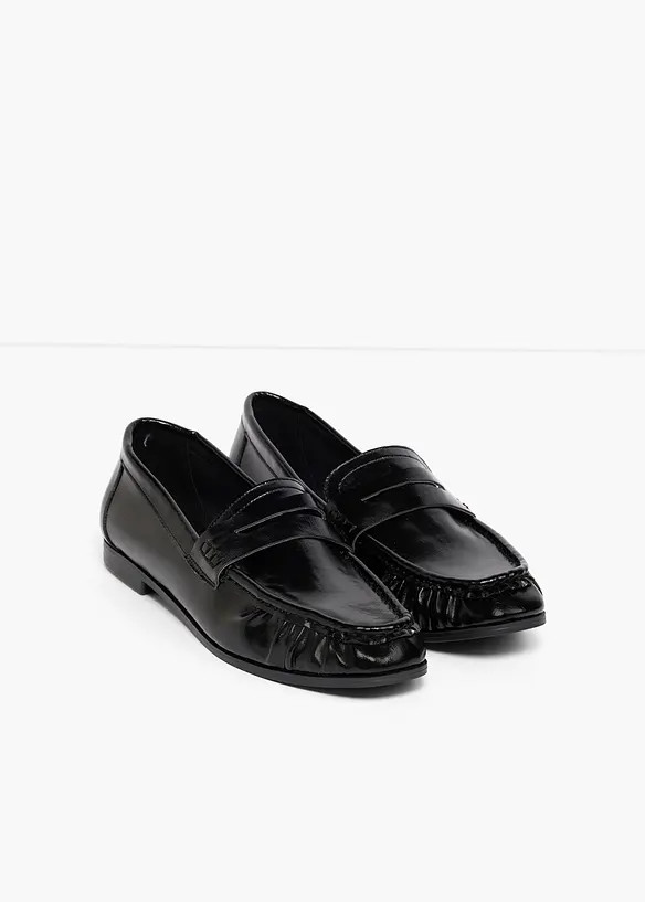 Loafer mit Raffung | Bonprix DE