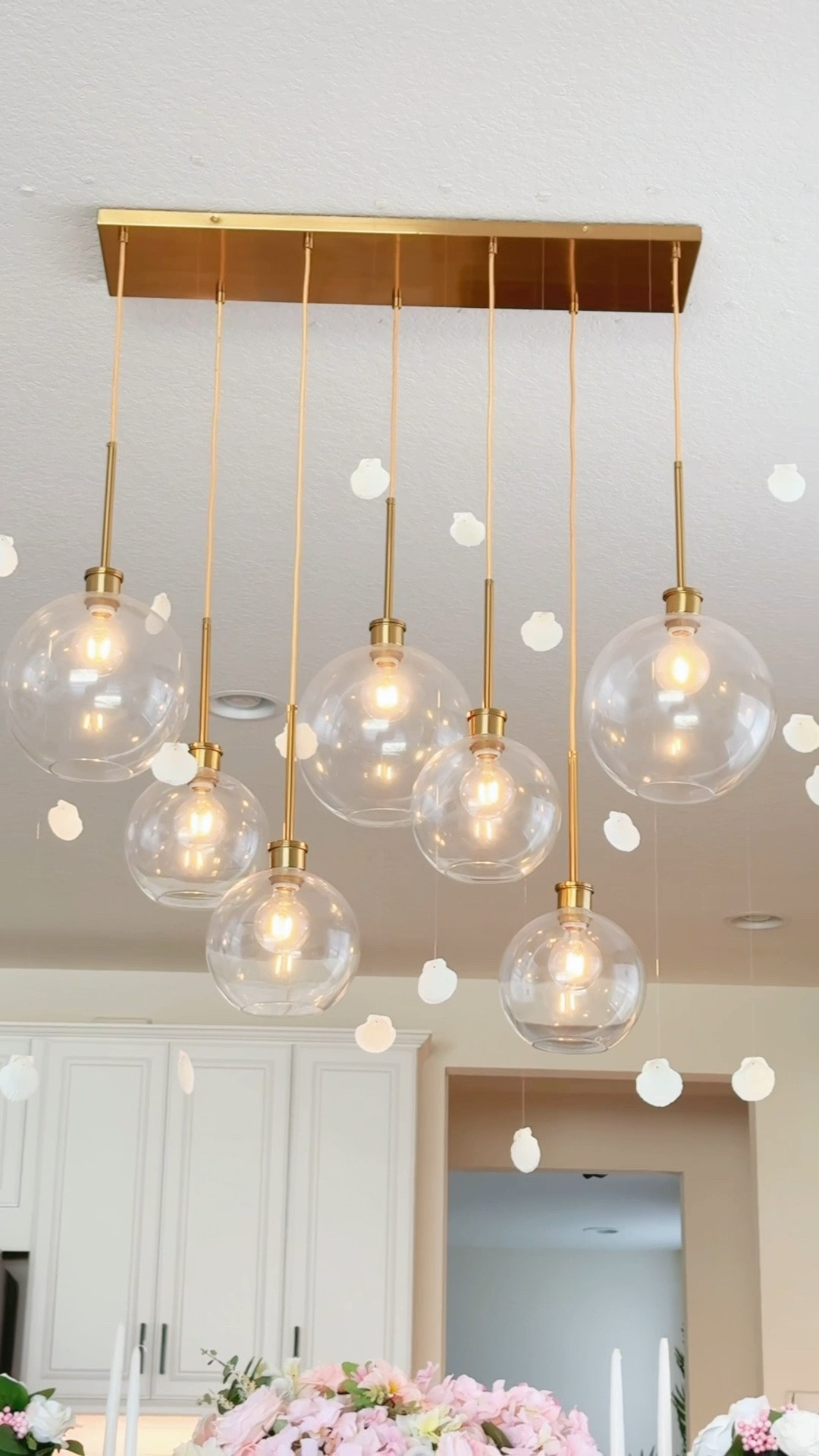 Floating seashells 🐚✨ Everything I used to float these shells from the ceiling

#LTKHome