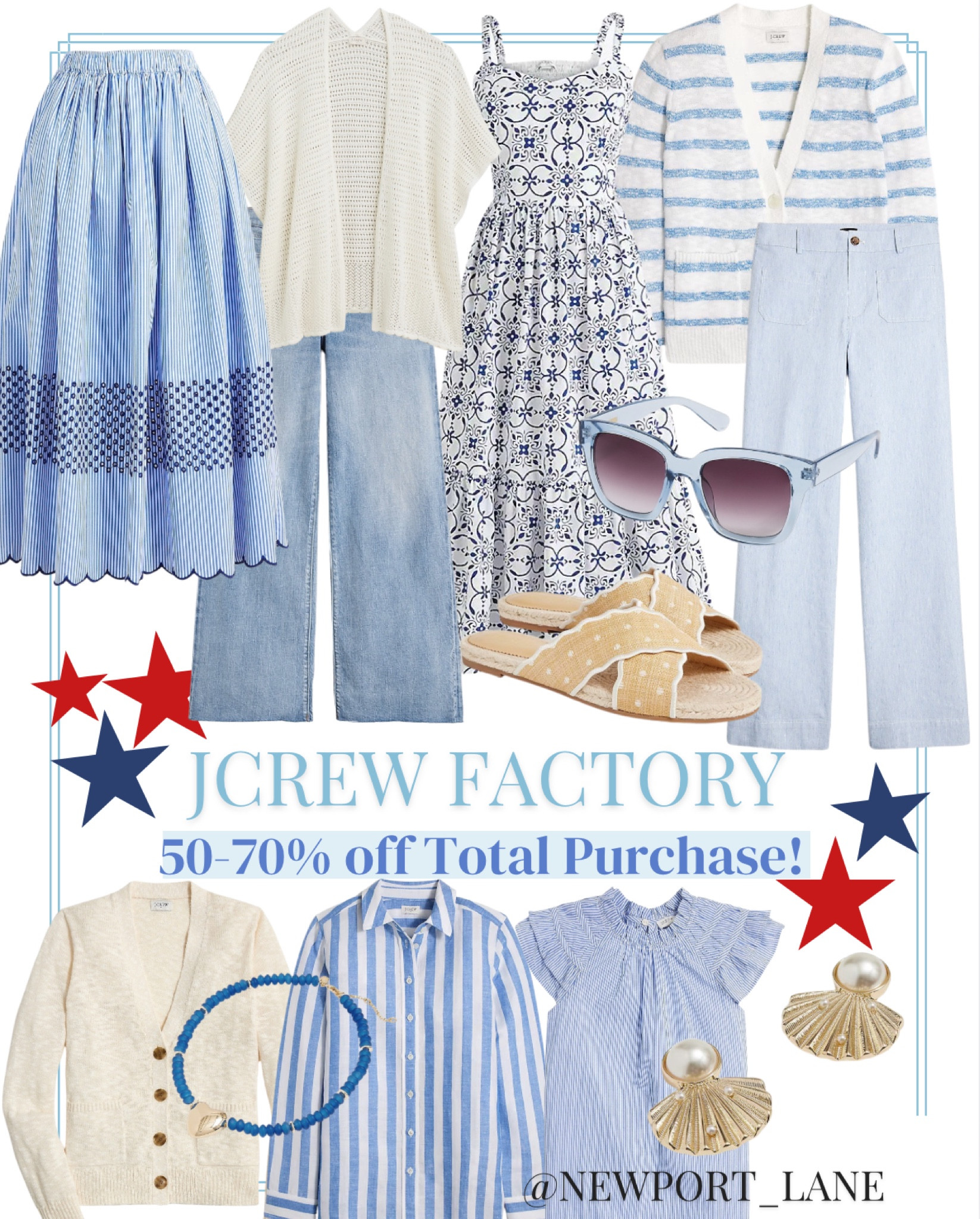 Save on summer fashion with this weekend’s Memorial Day sales from JCrew Factory! Save on dresses, t-shirts, shorts, sandals, sweaters, shoes and jewelry! 



#LTKsalealert #LTKover40 #LTKstyletip