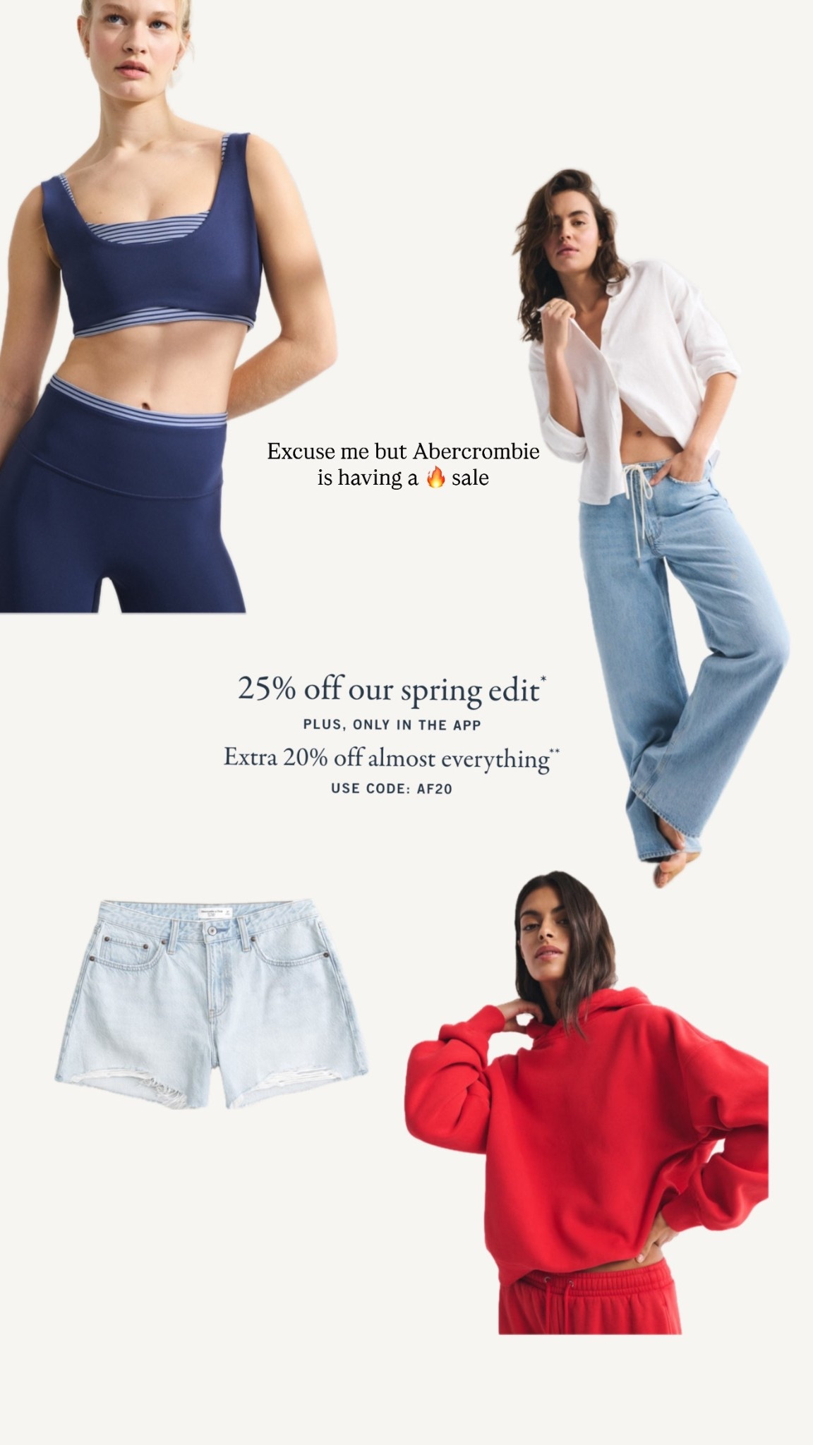 Select items 25% off plus additional 20% off with code AF20

#LTKActive #LTKSaleAlert #LTKPetite