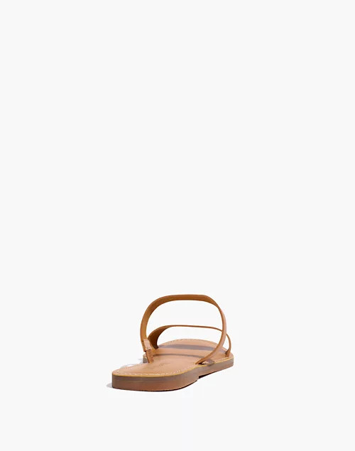 The Boardwalk Double-Strap Slide Sandal in Leather | Madewell