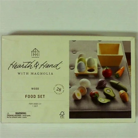Hearth & Hand with Magnolia Wooden Toy Fruit and Vegetables | Walmart (US)