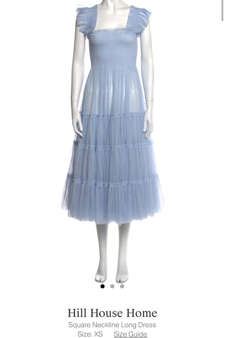 Hill house tulle the real real 