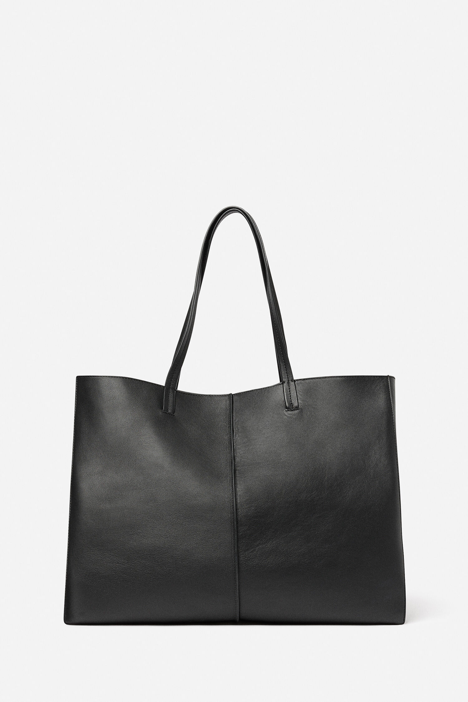 Leather Cut Out Tote Bag | Filippa K