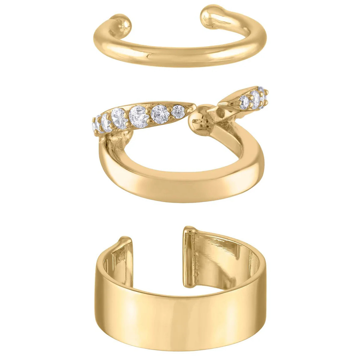 Rebel Ear Cuff Trio | Maison Miru