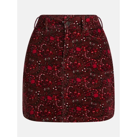 Scenario Women's and Women's Plus Corduroy Mini Skirt, 17" Length, Sizes 0-28 | Walmart (US)