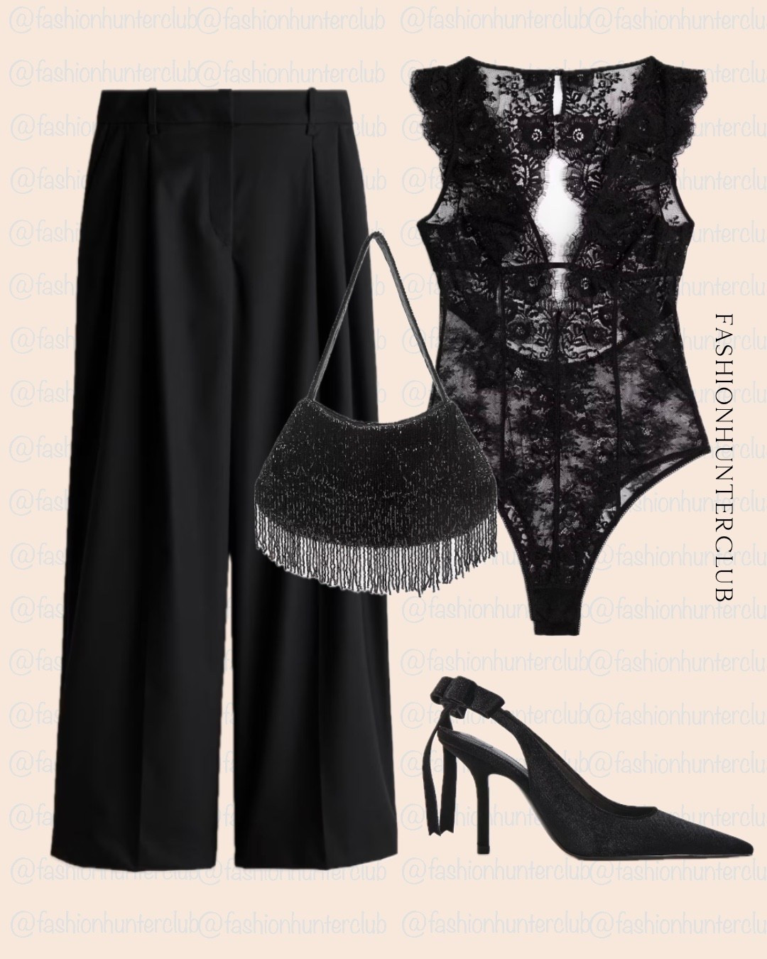 All black, all confidence. Lace, fringe, and heels—night mode activated 🖤✨

#LTKpartywear #LTKfestive #LTKdeutschland