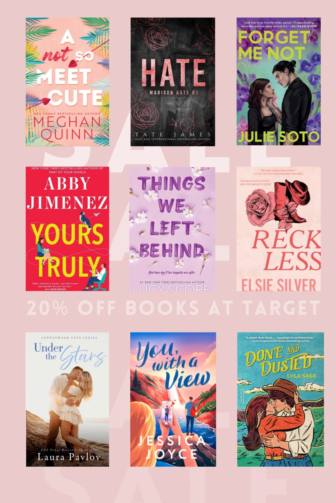 20% off books at Target! Some of my very faves 🥰♥️