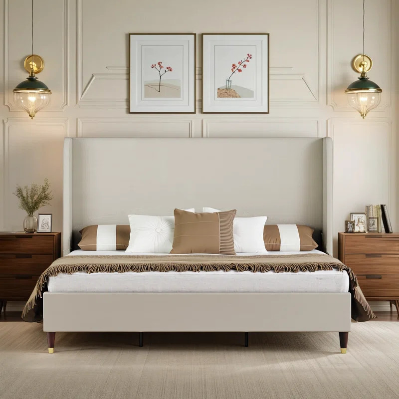 Belo Upholstered Platform Bed | Wayfair North America