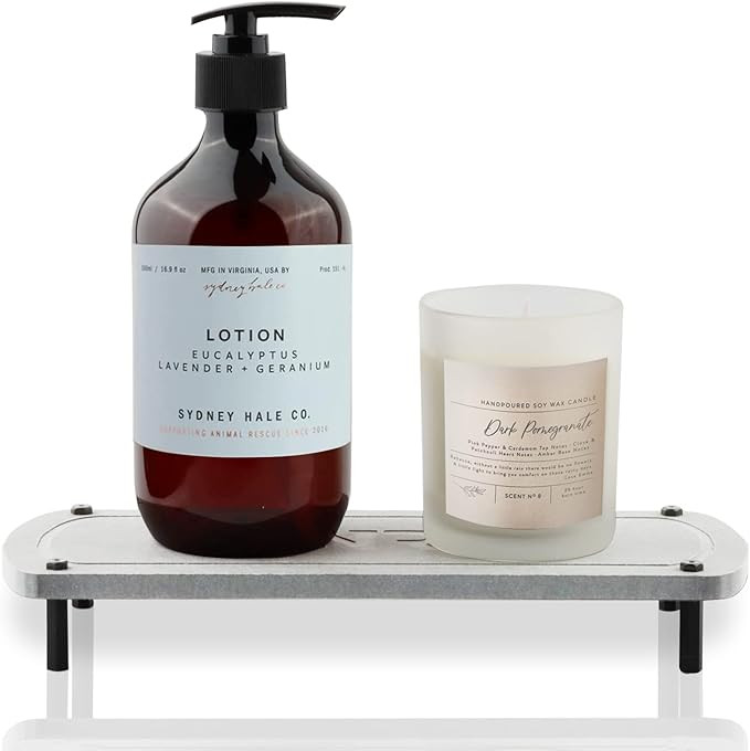 CANRAY Instant Dry Sink Organizer Bathroom, Small Soap Tray for Kitchen Sink, Fast Drying Stone f... | Amazon (US)