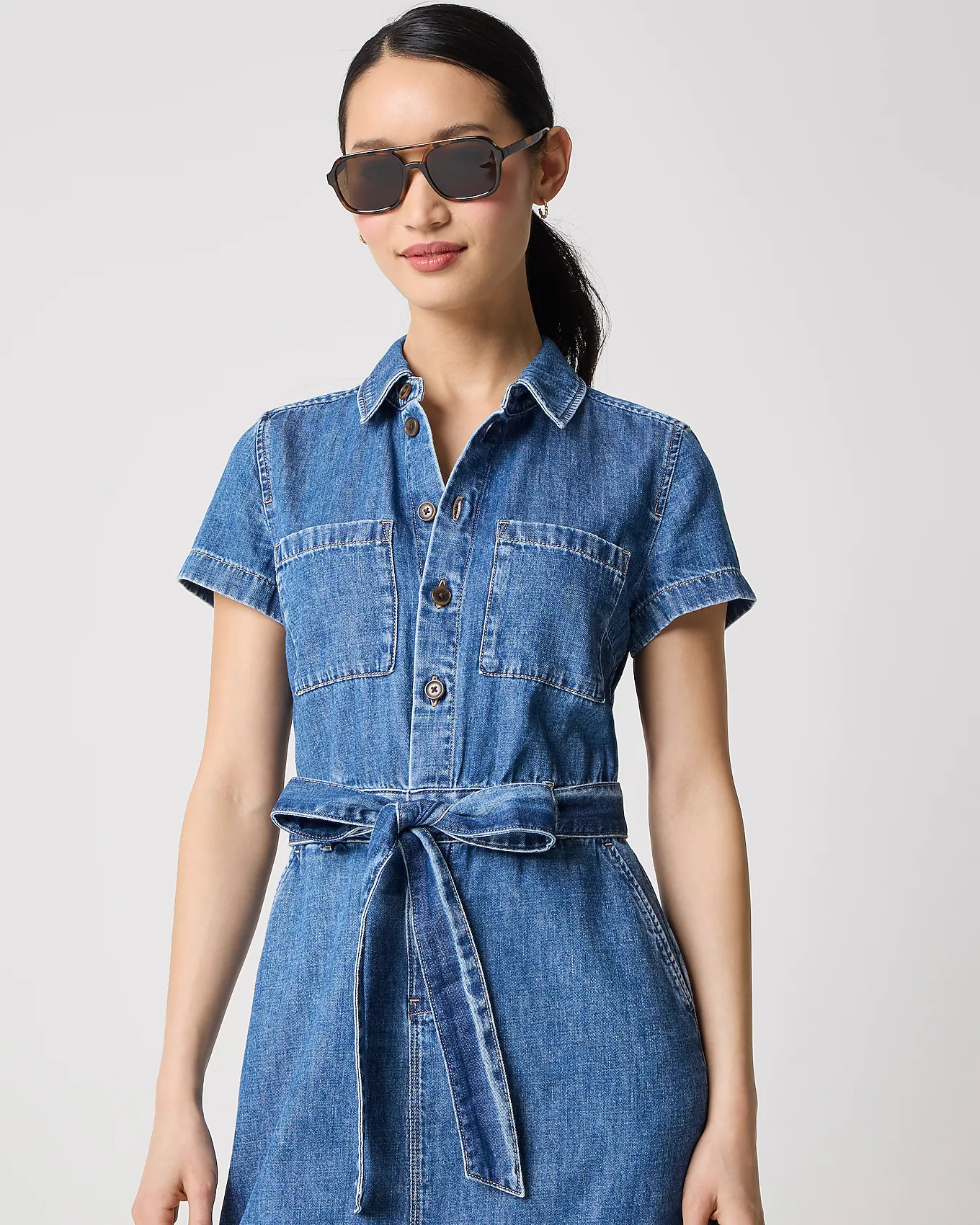 Denim utility dress | J.Crew Factory