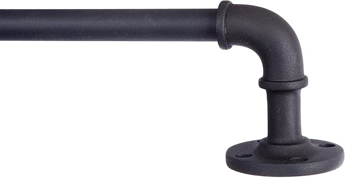 Kenney KN90031 5/8" Adler Rust Resistant Indoor/Outdoor Ceiling or Wall-Mount Window Curtain Rod,... | Amazon (US)