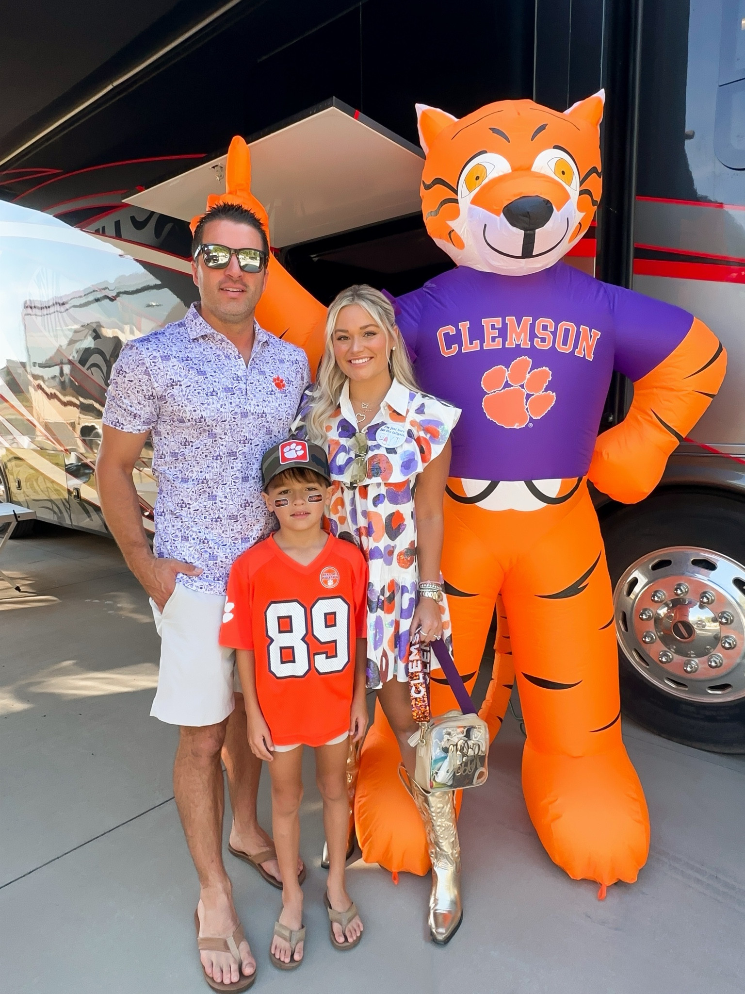 Leopard Clemson gameday dress - use code WHITNEYNRIFE for 15% off 

#LTKSeasonal #LTKFamily