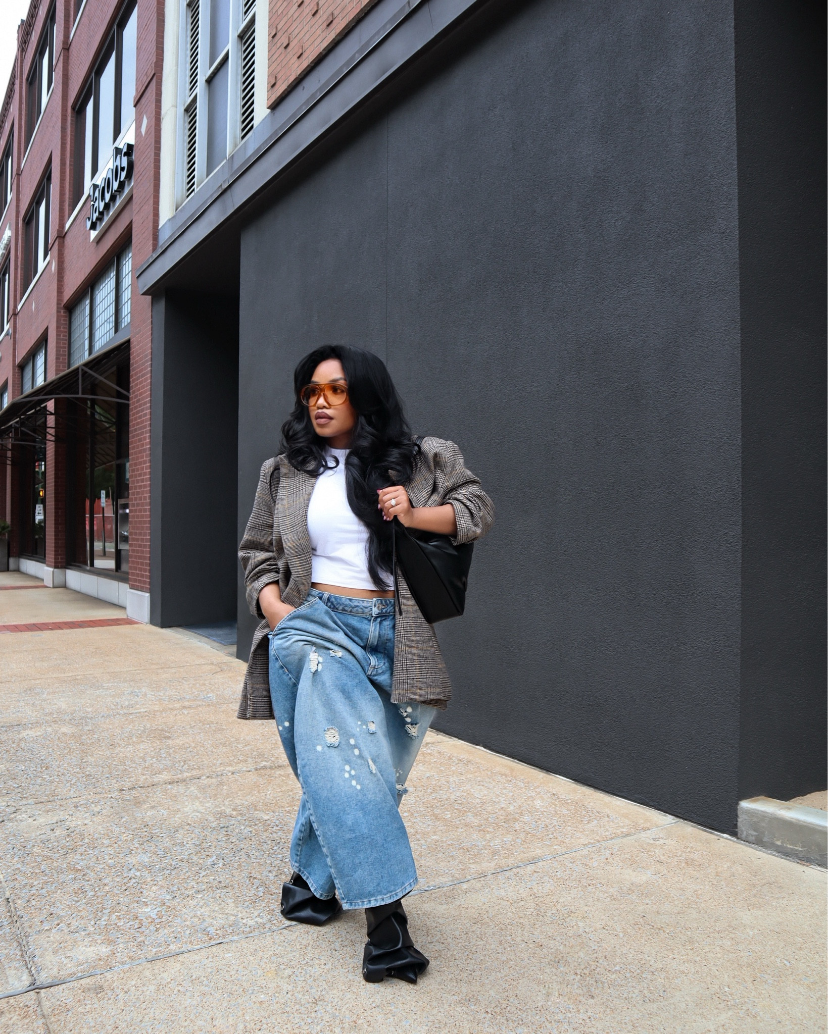 Simple casual fits for Fall 🍂 This outfit is super comfortable and the jeans are a statement! 

I went up a half size in the boots and they fit great! 

#LTKStyleTip