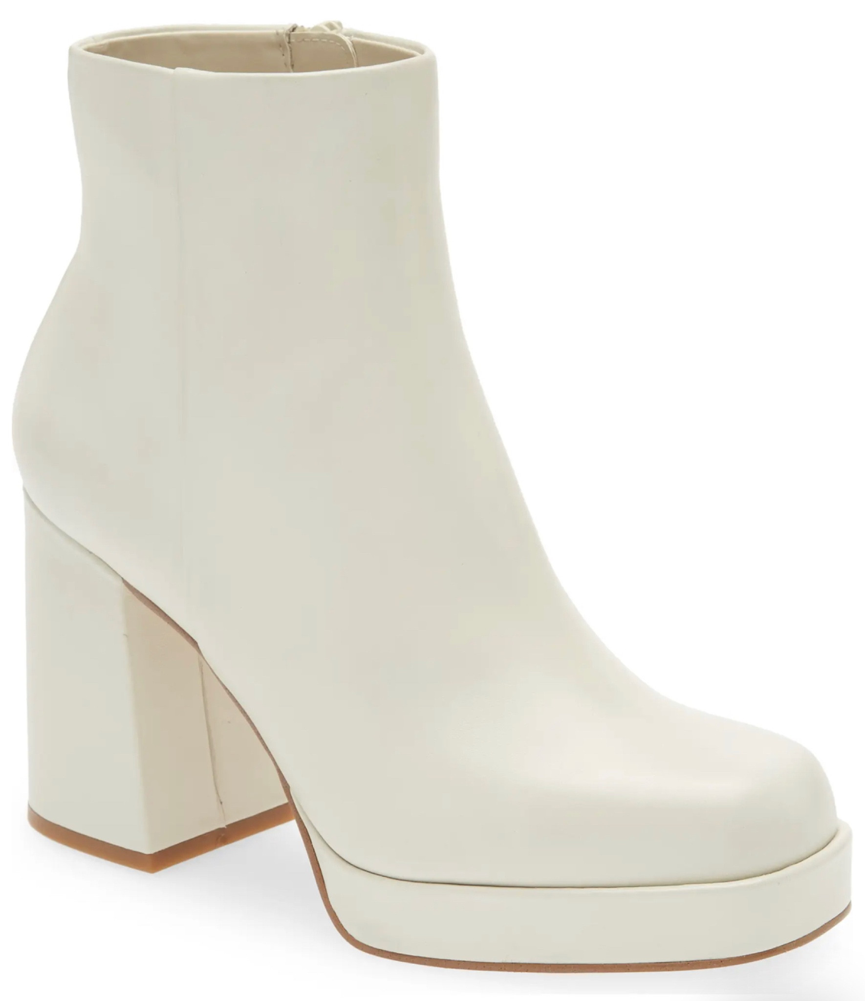 Steve Madden block heel bootie on sale!! #whiteboots #whiteblockheel

#LTKunder100 #LTKshoecrush #LTKsalealert