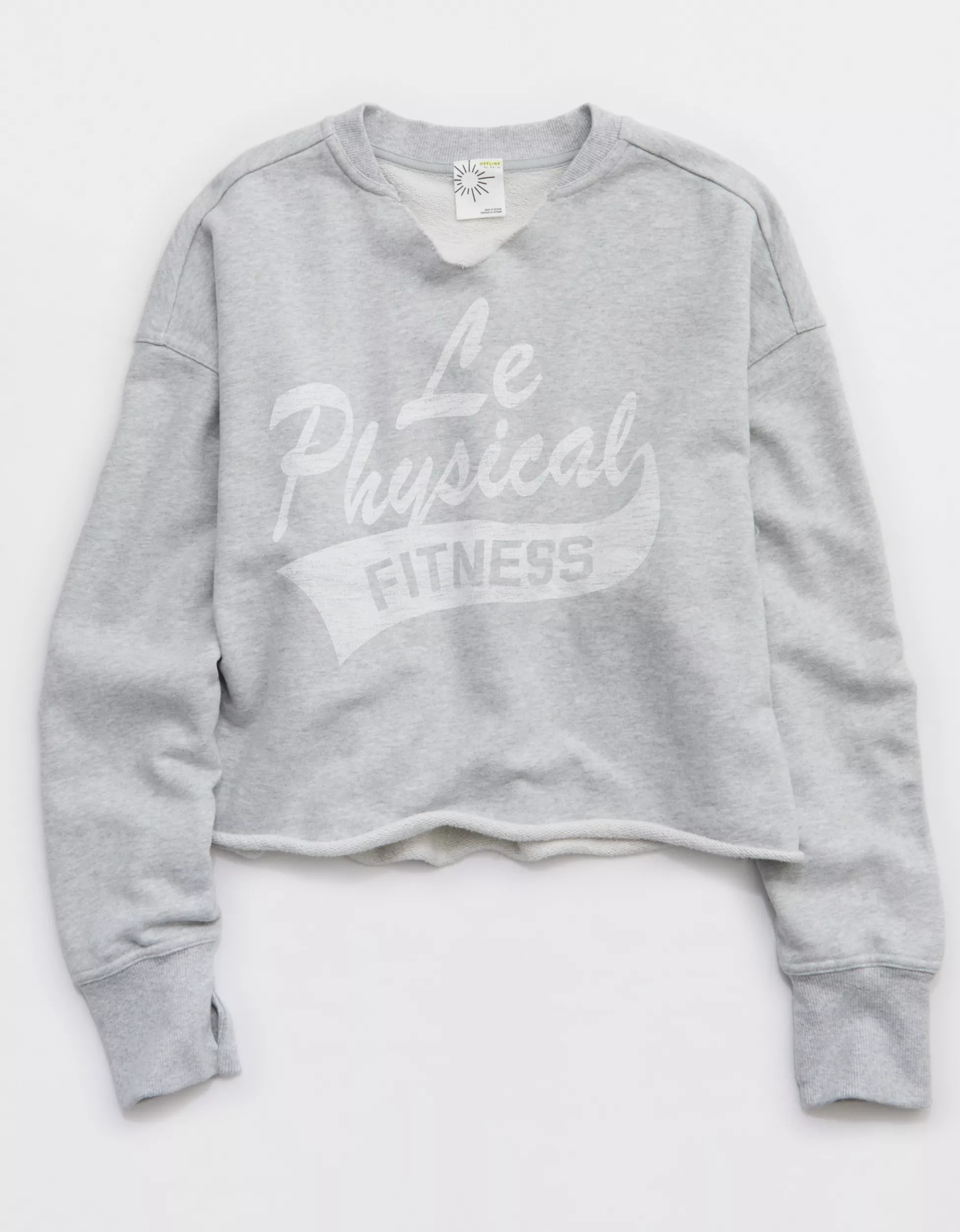 OFFLINE By Aerie Throwback Notch Crewneck | Aerie