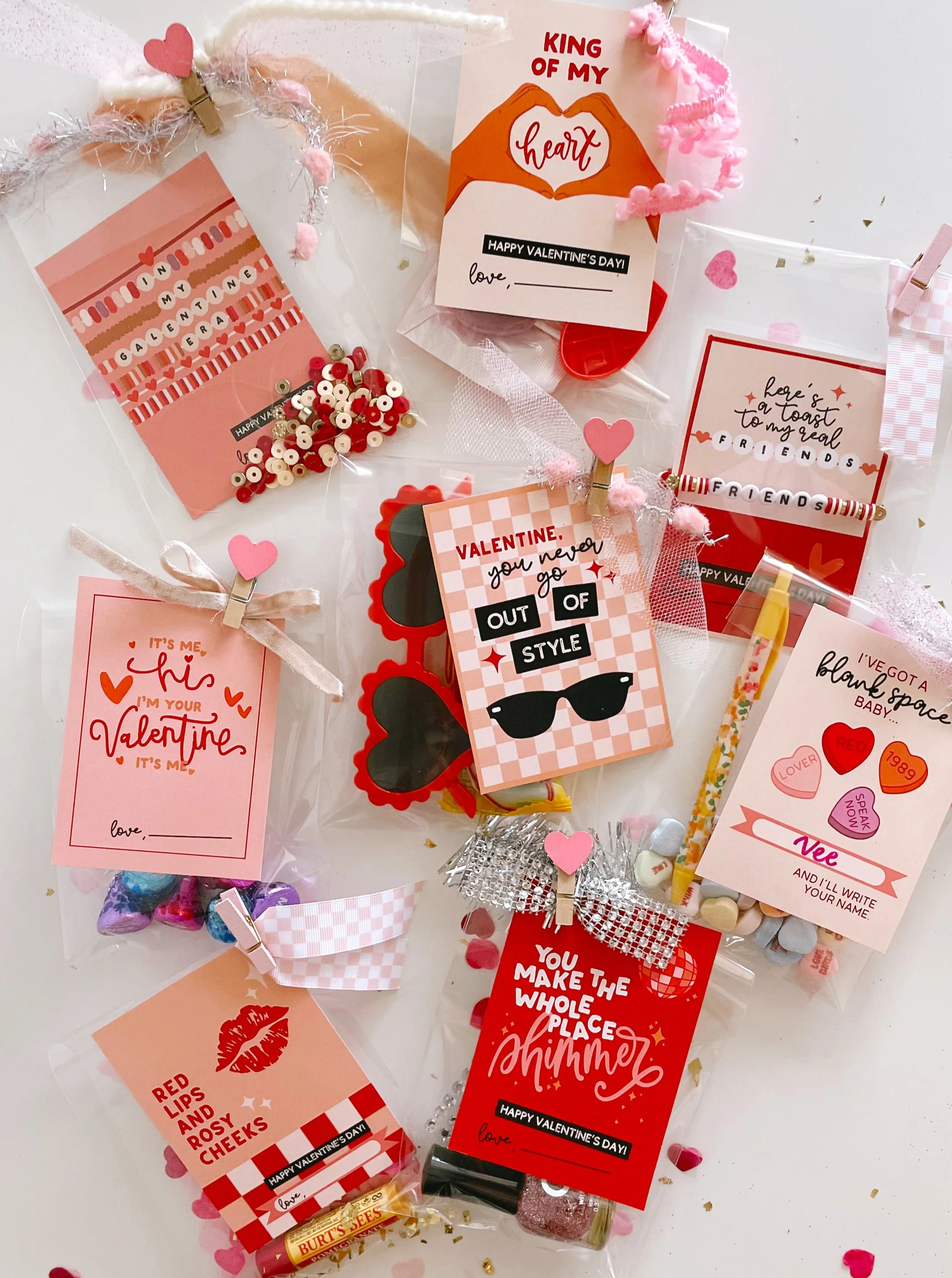 Swiftie Valentines| Printable Valentines | The Letter Vee