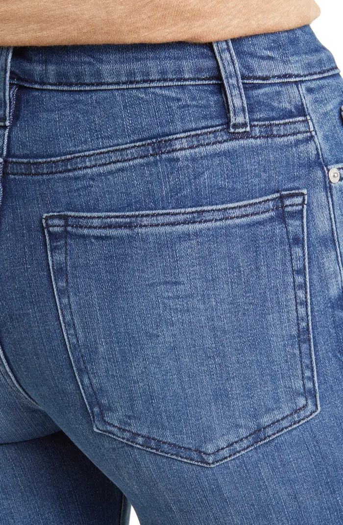 Le High Ripped Straight Leg Jeans | Nordstrom