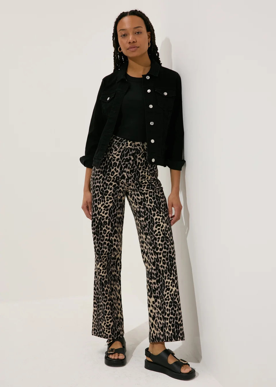Brown Leopard Print Jeans | Matalan (UK)