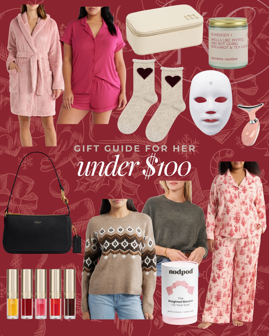 The perfect gifts under $100 for any girl in your life. She’ll love these pajamas, socks, skincare and other cozy finds!

#LTKGiftGuide #LTKFindsUnder100 #LTKStyleTip