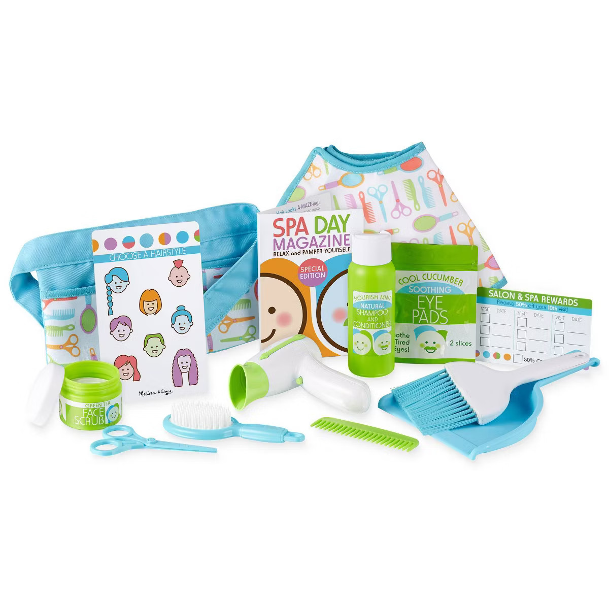 Melissa & Doug Love Your Look Salon & Spa Play Set - 16pc for Pretend Toy Hair and Face Care | Target