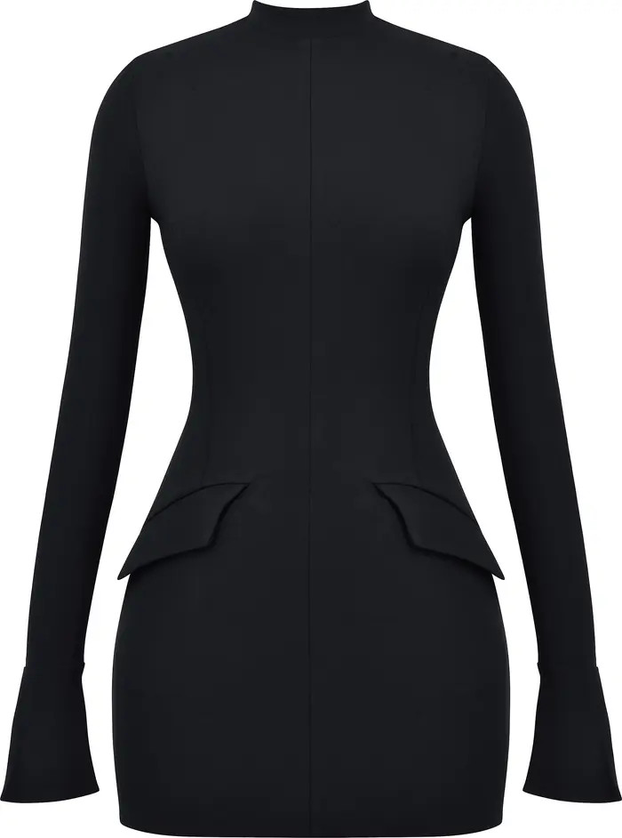 Mahalia Long Sleeve Cocktail Minidress | Nordstrom