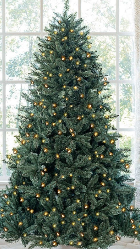 Árbol de Navidad artificial
Tribeca Blue Spruce de 2,13 m con 550 luces LED
blancas cálidas

YHS | YARIHOMESTYLE 

#kingofchristmas 
#tree
#christmas

#LTKHoliday #LTKSeasonal #LTKFamily
